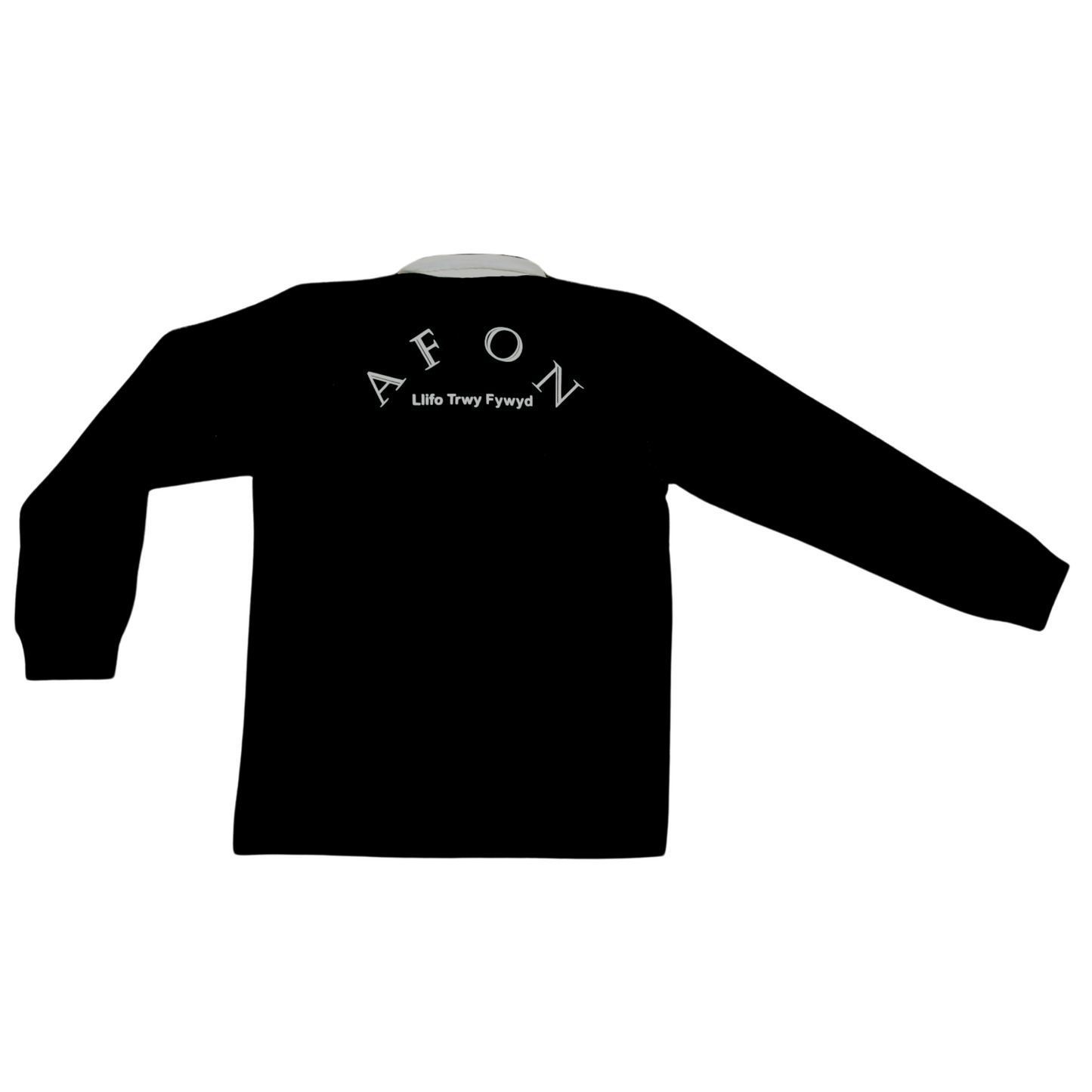 Black Vintage Rugby Jersey