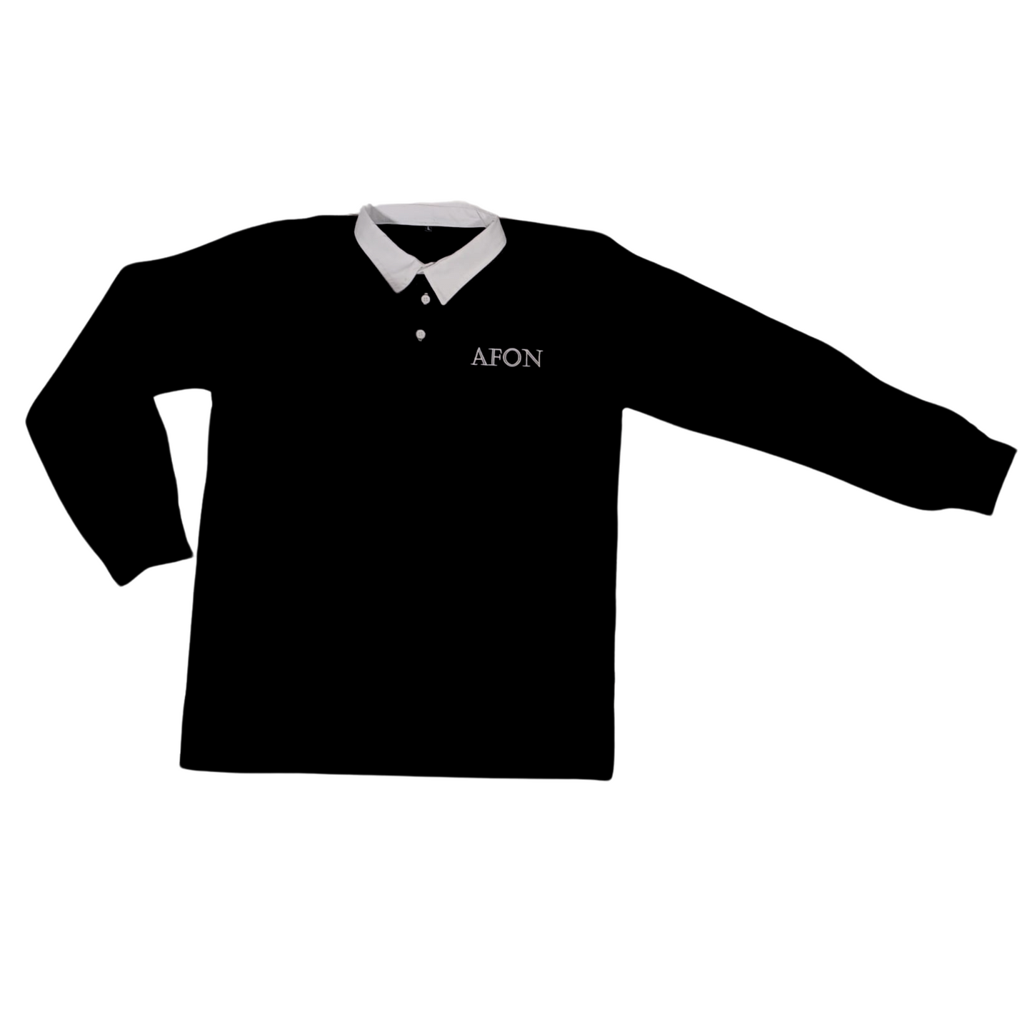 Black Vintage Rugby Jersey
