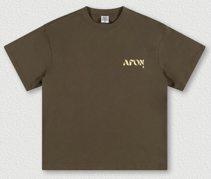 AFON Heavyweight T-Shirt – Brown