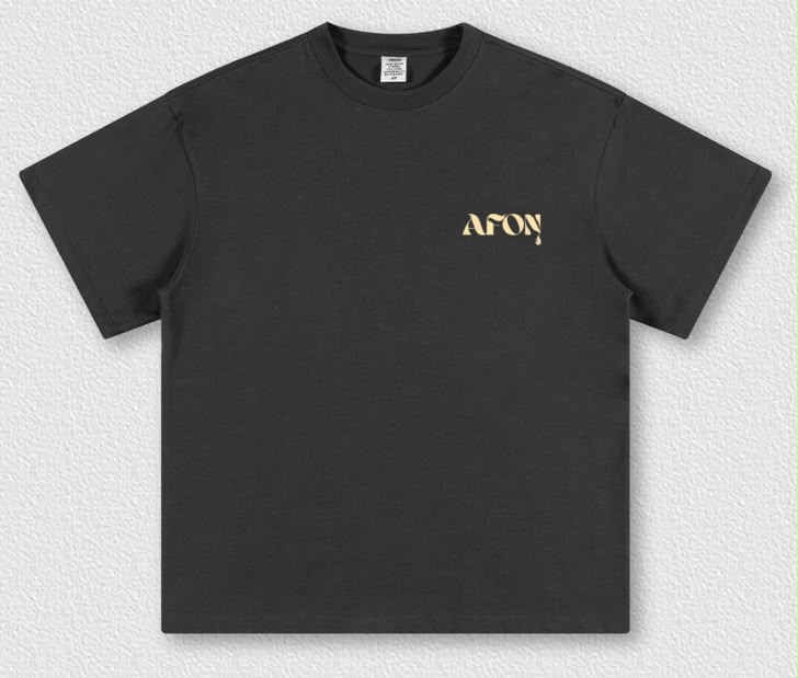 AFON Heavyweight T-Shirt – Charcoal