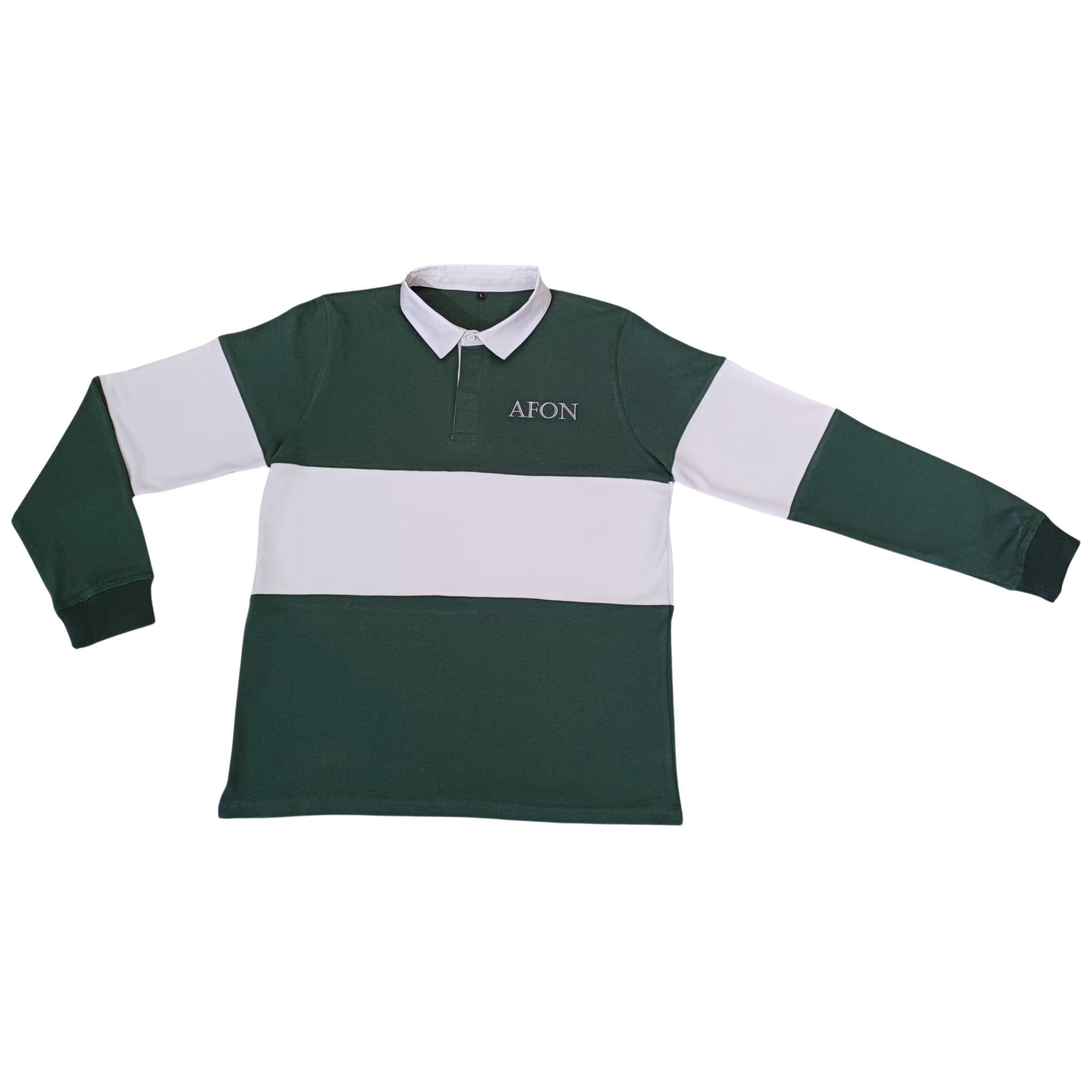 Green and White Striped Vintage Rugby Jersey – AFON